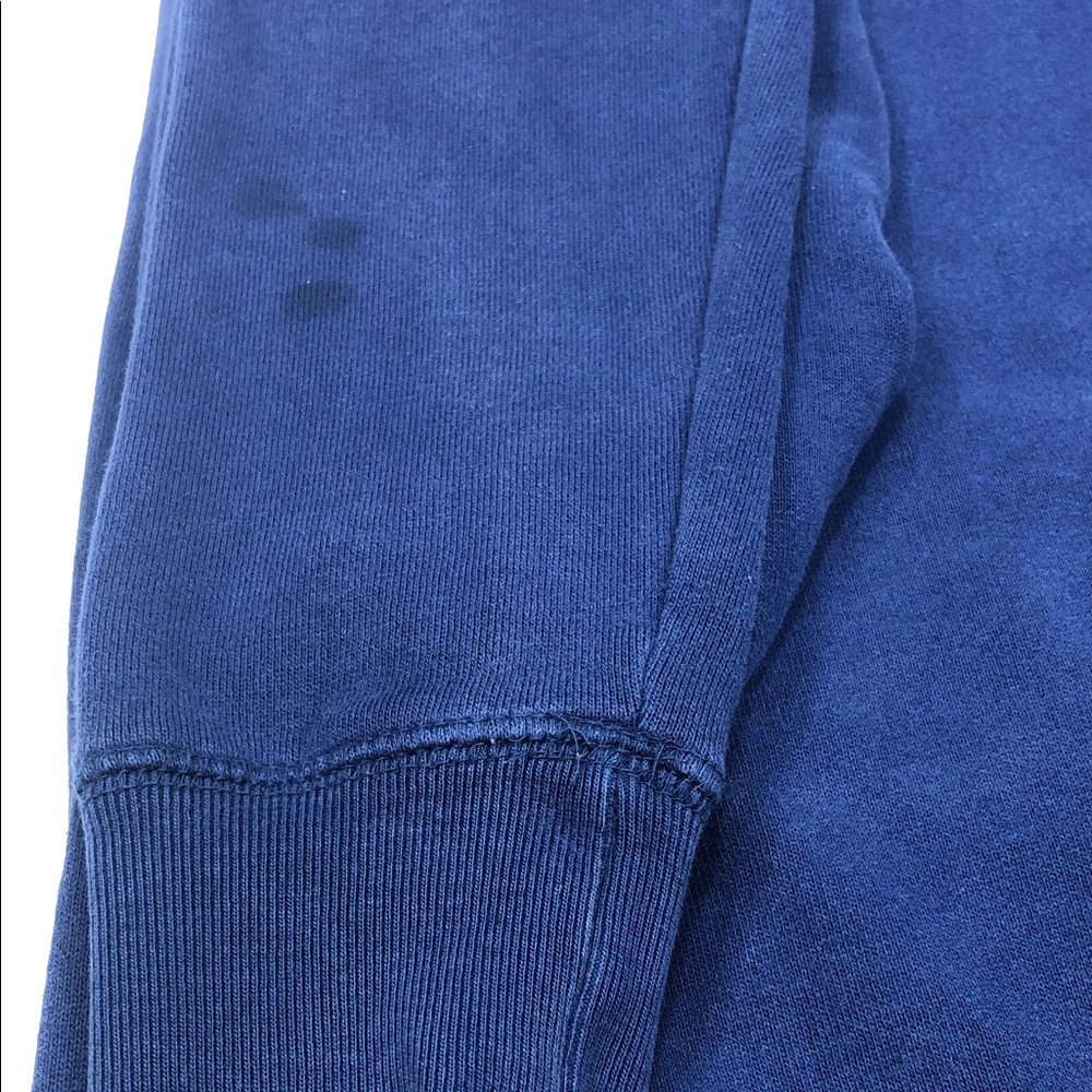 🦫Roots Hoodie with Chenille Patch - Women’s XXS - Blue/Mustard- Yellow - Picture 13 of 15